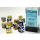 Gemini 16mm d6 Blue-Gold/white Dice Block (12 dice)