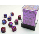 Gemini 12mm d6 Blue-Purple/gold Dice Block (36 dice)