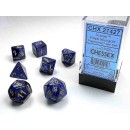 Scarab Polyhedral Royal Blue/gold 7-Die Set