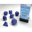 Vortex Polyhedral Blue/gold 7-Die Set