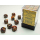 Lustrous 12mm d6 Gold/silver Dice Block (36 dice)