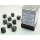 Lustrous 12mm d6 Black/gold Dice Block (36 dice)