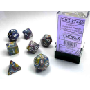 Festive Polyhedral Carousel/white 7-Die Set