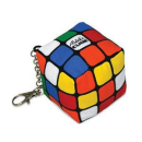 Rubiks Cube Plush Keychain