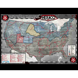 Deadlands: Noir Map New Orleans / Hexaco
