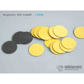 Magnetfolien 32mm rund (25)