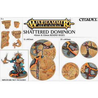 66-97 Shattered Dominion: 40 & 65mm Round Bases