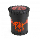 Flying Dragon Letaher Dice Cup Black & Red