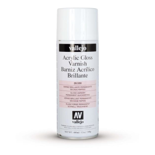 Vallejo Varnish Spray Brillante Gloss (400ml)