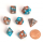Blackfire Dice - Fairy Dice RPG Set Mini Orange Blue