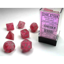 Ghostly Glow Polyhedral Pink/silver 7-Die Set