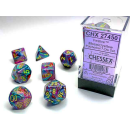 Festive Polyhedral Mosaic/yellow 7-Die Set