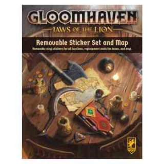 Gloomhaven - Jaws of the Lion Removable Sticker Sheet and Maps