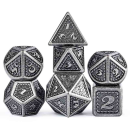 Metal & Enamel Dice Set Knight (7)