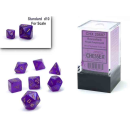 Borealis Mini-Polyhedral Royal Purple/gold Luminary 7-Die...