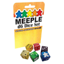 Meeple D6 Dice Set - Yellow