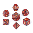 Metal & Enamel Dice Set Spellbound (7)