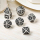 Metal & Enamel Dice Set Cowboy (7)