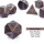 Metal & Enamel Dice Set Crude Copper (7)