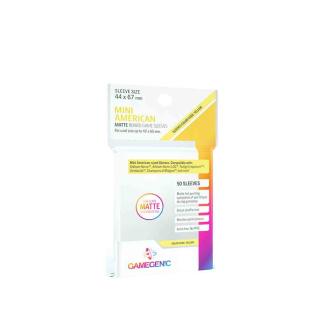 MATTE Mini American-Sized Boardgame Sleeves 44  x 67 mm (50)