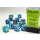 Festive 16mm d6 Waterlily/white Dice Block (12 dice)