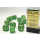 Borealis 16mm d6 Maple Green/yellow Dice Block (12 dice)