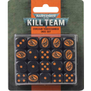 102-95 WH40K Kill Team: Corsair Voidscarred Dice Set