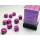 Opaque 12mm d6 Light Purple/white Dice Block (36 dice)