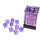 Borealis 12mm d6 Purple/white Luminary Dice Block (36 dice)