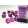 Opaque 16mm d6 Light Purple/white Dice Block (12 dice)