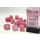 Ghostly Glow 16mm d6 Pink/silver Dice Block (12 dice)