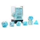 Gemini Polyhedral Pearl Turquoise-White/blue Luminary...