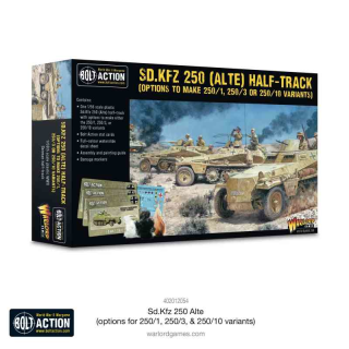 Sd.Kfz 250 (Alte) Half-Track (Optionen f&uuml;r 250/1, 250/3 &amp; 250/10Variants) 