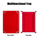 Rectangle Folding Dice Tray (Red)