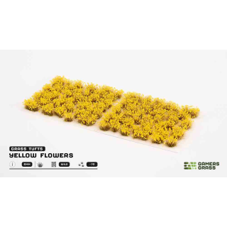 Yellow Flowers 6mm Tufts