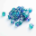 D6 Dice Set 12mm - Galaxy Series Neptune