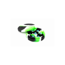 Silicone Round Dice Case: Green/Black/White