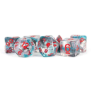 16mm Resin Polyhedral Dice Set: Unicorn Battle Wounds