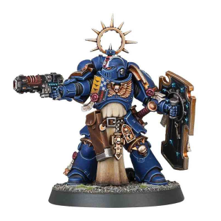 Space Marines: Lieutenant with Storm Shield (Lieutenant mit Sturmschild)