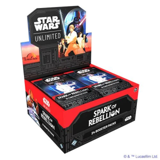 Star Wars: Unlimited – Spark of Rebellion Booster Display (24)