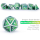 Metal & Enamel Dice Set Dragon (7)