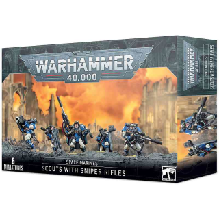 48-29 Space Marines: Scouts with Sniper Rifles