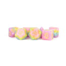 16mm Resin Polyhedral Dice Set: Pastel Fairy