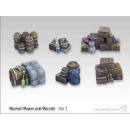 Stacked Boxes And Barrels - Set 2 (6)