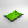 Magnetic Dice Tray Rectangular Black/Green