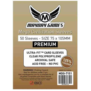 Premium Mega Civilization Sleeves (50)  (75*105mm)