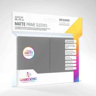 Matte PRIME Sleeves Dark Gray (100)
