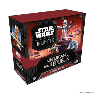 Star Wars: Unlimited - Niedergang der Republik Prerelease-Box