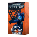 103-62-04 Kill Team: Datenkarten Phobos-Einsatzteam (dt.)