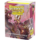 Dragon Shield Matte Dual: Pomegranate & Gold